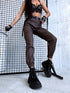 "CARGO DAY" odos imitacijos kelnės C9259-3 - CHOCO